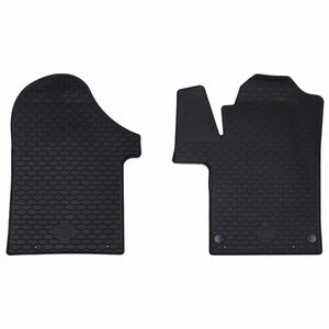 vidaXL Autokoberec 2 pcs Čierna TPE