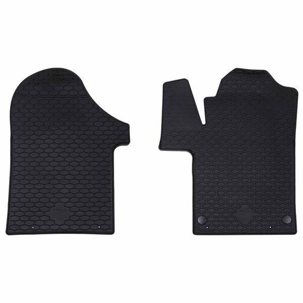 vidaXL Autokoberec 2 pcs Čierna TPE