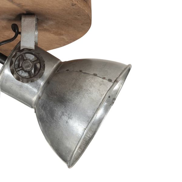 vidaXL Z&aacute;vesn&aacute; lampa 25 W starožitn&aacute; strieborn&aacute; 50x50x25 E27