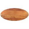 vidaXL Stolov&aacute; doska 120x50x3,8 cm ov&aacute;lna mas&iacute;vna ak&aacute;cia