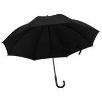 vidaXL Dáždnik čierny 130 cm