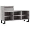 vidaXL Botn&iacute;k siv&yacute; dub sonoma 102x36x60 cm spracovan&eacute; drevo