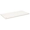 vidaXL Doska stol&iacute;ka biela 110x60x2,5 cm mas&iacute;vne borovicov&eacute; drevo