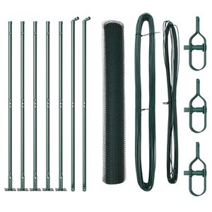 vidaXL Stĺp na plot. Zelen&aacute;