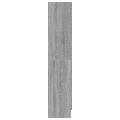 vidaXL Knižnica sivý dub sonoma 82,5x30,5x150 cm spracované drevo