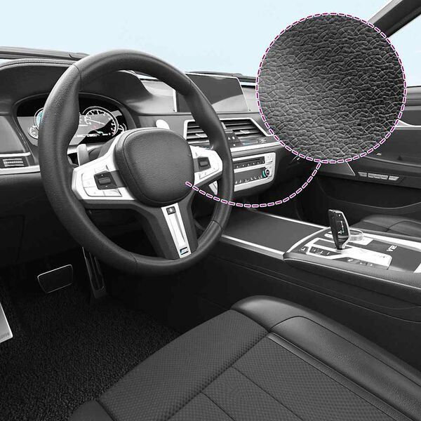 vidaXL Fólia na automobily 2 ks matná čierna 100x150 cm+50x150 cm