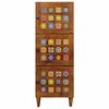 vidaXL Highboard Orech 40 x 33,5 x 110 cm Mas&iacute;vne mango drevo