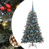 vidaXL Umel&yacute; vianočn&yacute; stromček Zelen&aacute; 120 cm PVC, plast a oceľ