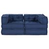 vidaXL Modulárna pohovka 2 pcs Indigo 140 x 70 x 56 cm látka