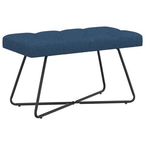 vidaXL Lavica s gomb&iacute;kov&yacute;m pre&scaron;&iacute;van&iacute;m Modr&aacute; 80 x 40 x 46 cm L&aacute;tka