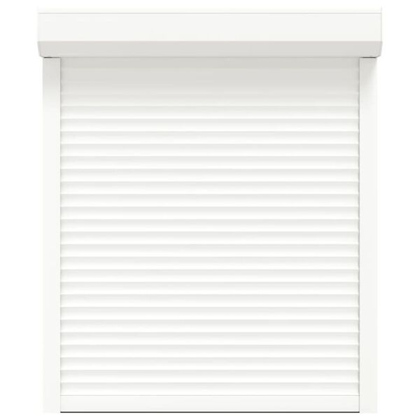 vidaXL Predokenná roleta, hliník 100x120 cm, biela