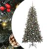 vidaXL Umel&yacute; vianočn&yacute; stromček Zelen&aacute; 240 cm PVC, plast a oceľ