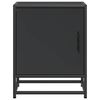 vidaXL Nočn&eacute; stol&iacute;ky 2 ks čierne 40x31x50 cm kompozitn&eacute; drevo+kov