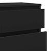 vidaXL Zásuvková skrinka čierna 60x36x103 cm spracované drevo