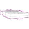 vidaXL Box Spring Posteľ bez matraca Tmavomodr&aacute; 160x220 cm Zamat