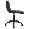 vidaXL Otočn&aacute; kancel&aacute;rska stolička tmavosiv&aacute; zamatov&aacute;