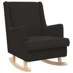 vidaXL Hojdacie kreslo Čierna 62 x 80 x 85 cm Boucl&eacute;