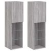 vidaXL TV skrinky s LED svetlami 2 ks siv&eacute; sonoma 30,5x30x102 cm