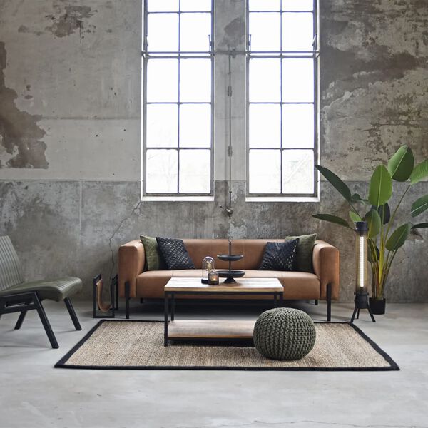 LABEL51 Stojan na časopisy 45x20x38 cm koňakov&yacute;