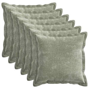 vidaXL Poťah na podložku 6 ks HOUTEN Zelen&aacute; 30 x 30 cm