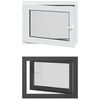 vidaXL Podkrovn&eacute; okno RISOR 80 x 70 cm PVC a sklo Antracitov&aacute;