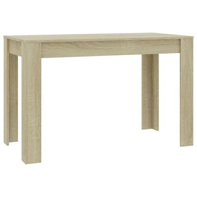 vidaXL Jedálenský stôl dub sonoma 120x60x76 cm drevotrieska