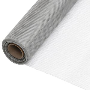vidaXL Sieť proti hmyzu nehrdzavej&uacute;ca oceľ 80x2000 cm strieborn&aacute;