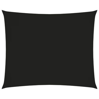 vidaXL Tieniaca plachta oxfordská látka obdĺžniková 3,5x4,5 m čierna