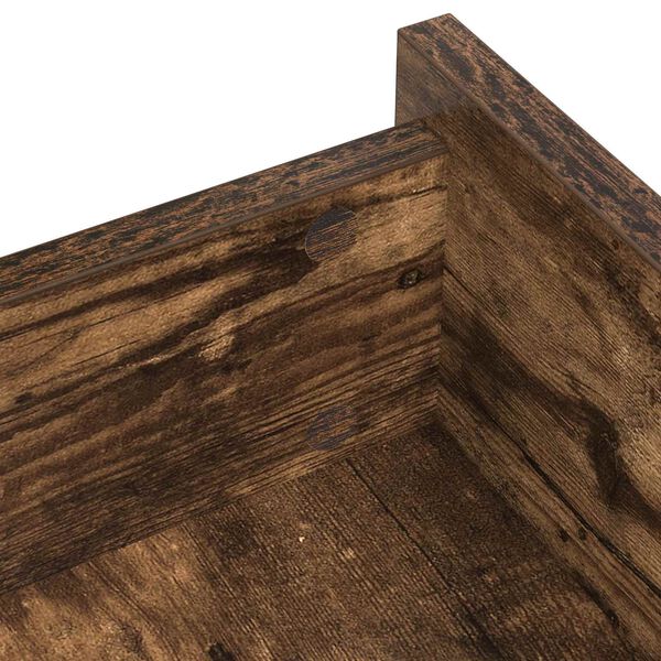 vidaXL Samolepiaci obal na skrutky 12 pcs Dymov&aacute; dub &Oslash; 20 x 0,5 mm