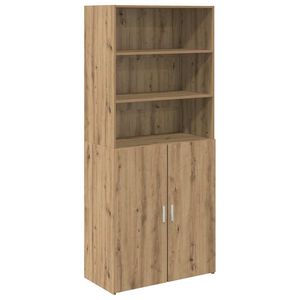 vidaXL Highboard Remeseln&yacute; dub 80 x 42,5 x 185 cm Kompozitn&eacute; drevo