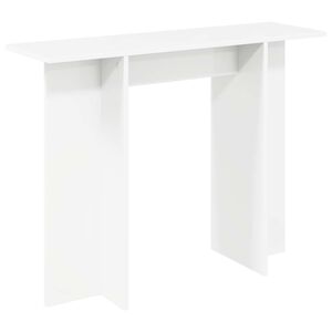 vidaXL Konzolov&yacute; st&ocirc;l Biela 100 x 30 x 75 cm Kompozitn&eacute; drevo