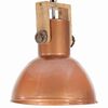 vidaXL Industri&aacute;lna z&aacute;vesn&aacute; lampa 25 W meden&aacute; mangovn&iacute;k 42 cm okr&uacute;hla E27
