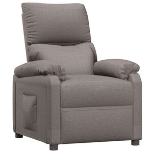 vidaXL Skl&aacute;pacie kreslo sivohned&eacute; l&aacute;tkov&eacute;