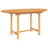 vidaXL Predlžovac&iacute; z&aacute;hradn&yacute; st&ocirc;l 110-160x80x75 cm mas&iacute;vny teak