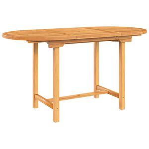 vidaXL Predlžovac&iacute; z&aacute;hradn&yacute; st&ocirc;l 110-160x80x75 cm mas&iacute;vny teak