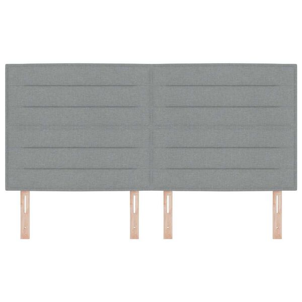 vidaXL Zadn&eacute; čelo Svetlosiv&aacute; 180 cm l&aacute;tka