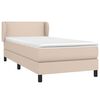 vidaXL Boxspring posteľ s matracom kapuč&iacute;nov&aacute; 80x200 cm umel&aacute; koža