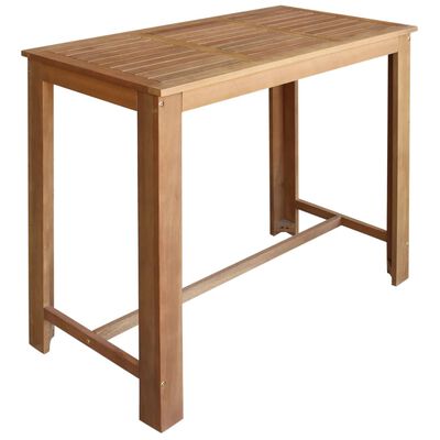 vidaXL Súprava barového stola a stoličiek 5 ks, akáciový drevený masív