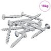 vidaXL Skrutka 7792 ks Strieborn&aacute; 9,8 x 35 mm Železo