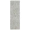 VidaXL Knižnica Concrete Grey 40x24x75 cm Engineered Wood