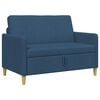 vidaXL Sofa s &uacute;ložn&yacute;m priestorom Modr&aacute; 122 x 78 x 87 cm Polyester