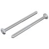 vidaXL Skrutka 2 ks Strieborn&aacute; M6 x 85 mm Oceľ