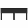 vidaXL Zadn&eacute; čelo Čierny dub 200 cm Kompozitn&eacute; drevo