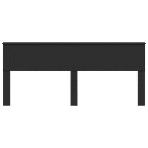 vidaXL Zadn&eacute; čelo Čierny dub 200 cm Kompozitn&eacute; drevo