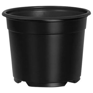 vidaXL Kulat&yacute; kvetin&aacute;č 50 ks Čierna &Oslash; 10 x 8 cm Plast