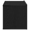 vidaXL TV skrinky Nástenný Čierny dub 80 x 30 x 30 cm Kompozitné drevo