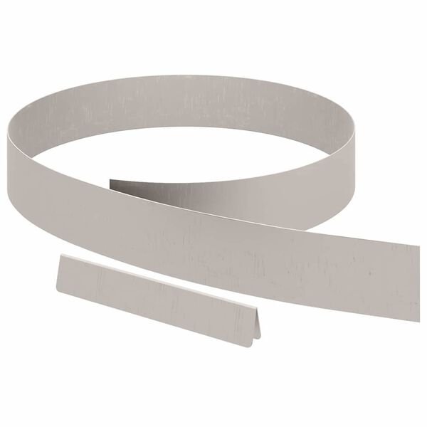 vidaXL Obrubn&iacute;k tr&aacute;vnika Hrdzav&yacute; 450 x 0.05 x 15 cm