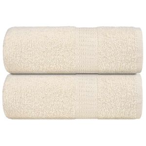 vidaXL Utierky na um&yacute;vanie FROGN 2 ks kr&eacute;mov&eacute; 30x30 cm 360 g/m&sup2;