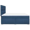 vidaXL Boxspring posteľ s matracom modr&aacute; 200x200 cm l&aacute;tka