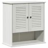 vidaXL K&uacute;peľňov&aacute; skriňa VIGO Biela a antik biela 67,5 x 34 x 71,5 cm